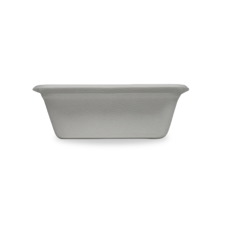 500ml Compostable Rectangular Tray | 18oz Eco Food Container - YUTO