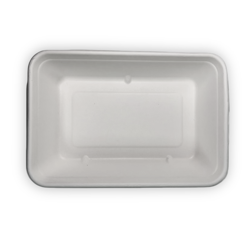500ml Compostable Rectangular Tray | 18oz Eco Food Container - YUTO